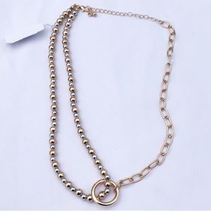 🆕 AREA STARS Two-Tone Circle Pendant Necklace